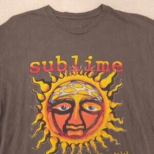 Sublime Band Short Sleeve Crew Neck Graphic Shirt Mens Size Extra Large XL Gray